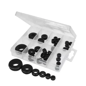 Kracherpreis Gummitüllen / Kabeldurchführungen Sortimentskasten 35-teilig