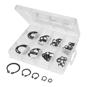 Wellensicherungsringe Sortimentskasten Außenringe 6-25mm 64-teilig Angebot