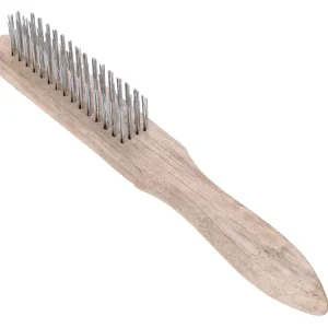 Drahtbürste 4-reihig mit Holzgriff Versand Am Gleichen Tag