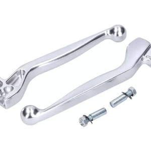 Kupplungs- und Bremshebel ALU eloxiert silberfarben für Simson S50, S51, S53, S70, S83, SR50, SR80 Schnäppchen