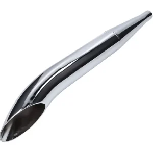 Auspuff Sidepipe swiing 28/60mm Chrom Mofa universal Beliebt