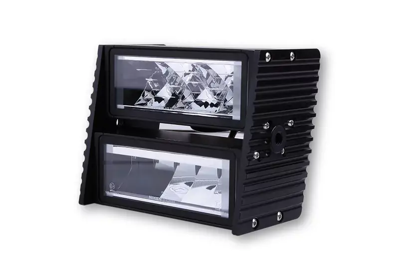 Neu HIGHSIDER Ultimate LED Scheinwerfer Schwarz mit Wave-Halter, E-geprüft