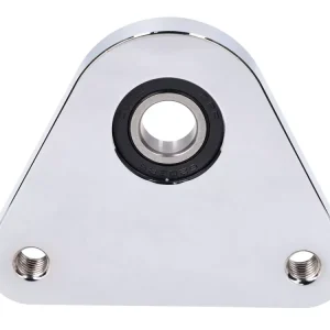 Schnäppchen Flansch Hinterrad / Lagerplatte swiing Racing Aluminium Chrom für Piaggio Ciao, Si, Bravo, Boxer