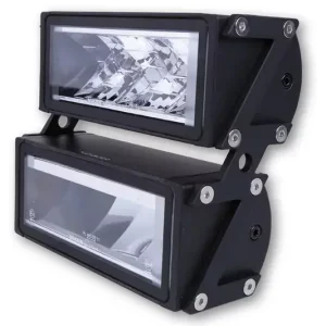 Wochenendangebot HIGHSIDER LED Scheinwerfer Ultimate Schwarz mit Z-Halter, e-geprüft