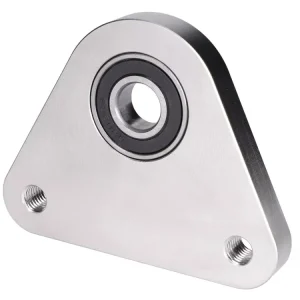 Flansch Hinterrad / Lagerplatte swiing Racing Edelstahl für Piaggio Ciao, Si, Bravo, Boxer Gratis Versand