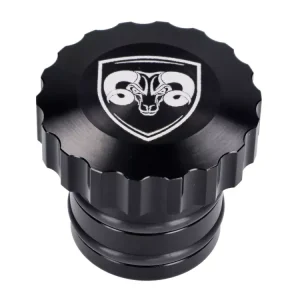 Angebot Tankdeckel 66Heroes Aluminium schwarz, Metall-Tank für Piaggio Ciao, Bravo Mofa