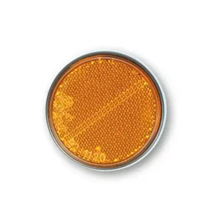 SHIN YO Rückstrahler rund gelb mit selbstklebender Folie E-geprüft Top-Angebot