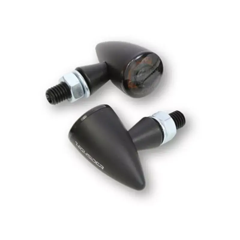 HIGHSIDER pro Apollo Bullet 3in1 LED Rück-, Bremslicht, Blinker Schwarz/Getönt E-geprüft (Paar) Knallerangebot