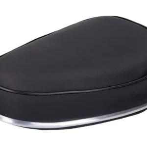 Sattel / Sitz schwarz mit Chromleiste, 22mm Klemmung für Mofa Günstig
