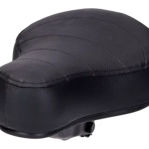 Sattel / Sitz flach 60mm abgesteppt schwarz für Puch, Kreidler, Zündapp, Hercules, Vespa, Tomos, MBK Mofa Bestpreis