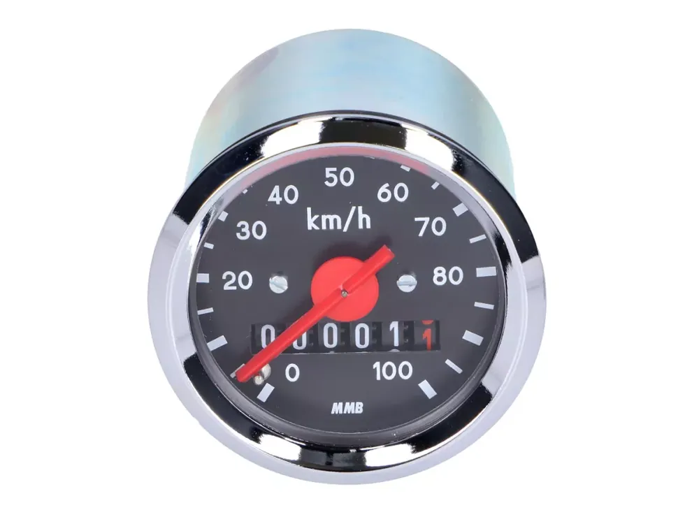 Markenware Tachometer 100km/h 48mm schwarz für Simson, Hercules
