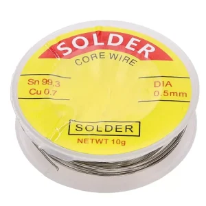 Zertifiziert Lötzinn Rolle 0,5mm, 10g, bleifrei