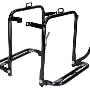 Markenprodukt Seitengepäckträger Satz rechts und links, schwarz für Simson S50, S51, S70