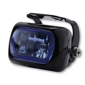 SHIN YO Nebelscheinwerfer schwarz mit blauem Glas und Halter Online Kaufen