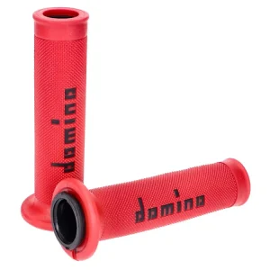 Rabatt Griffe Satz Domino A010 On-Road rot / schwarz mit offenen Enden