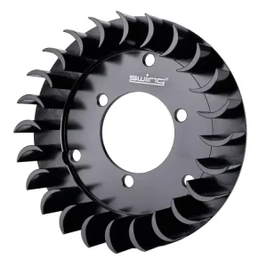 Lüfterrad swiing Aluminium CNC schwarz für Sachs 50/2, 50/3, HPI-, Bosch-, Ducati-Zündung Sofort Bestellen