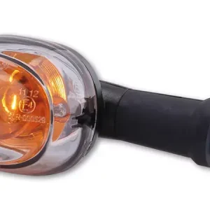 SHIN YO Oval Blinker Gehäuse Schwarz / Linse Klar (Paar), Vorn & Hinten Super-Preis