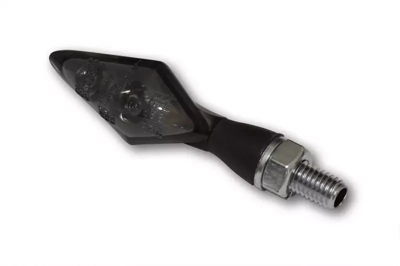 Bestpreis HIGHSIDER pro PEN HEAD DOUBLE 2in1 LED-Blinker mit Positionslicht, schwarzes Gehäuse, getönte Linse