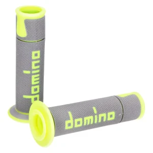 Preis Gesenkt Griffe Satz Domino A450 On-Road Racing grau / gelb mit offenen Enden