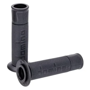 Griffe Satz Domino A450 On-Road Racing anthrazit / schwarz mit offenen Enden Angebot