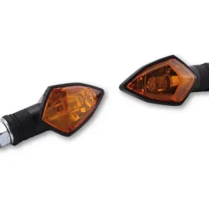 Beliebt SHIN YO Rock Mini-Blinker schwarz / Linse orange – E-geprüft
