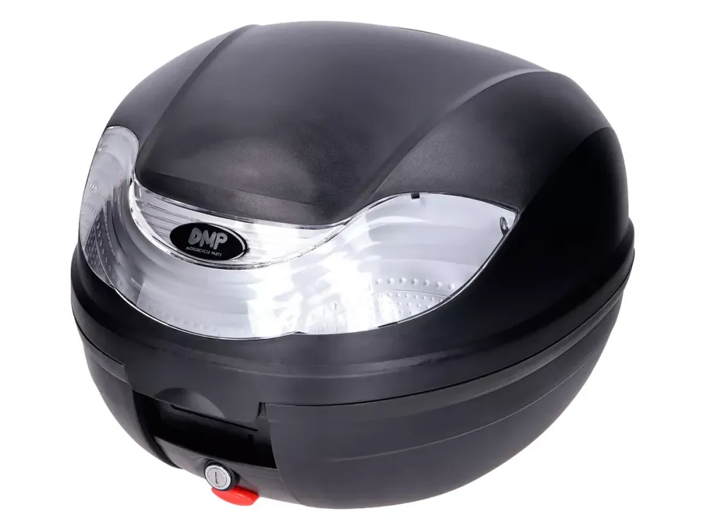 Highlight Top Case Koffer DMP schwarz, Reflektor weiß 32L