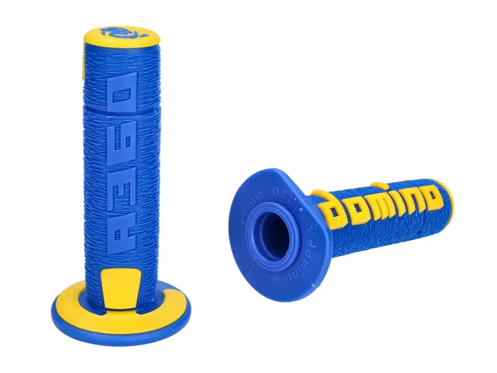 Knallerangebot Griffe Satz Domino A360 Off-Road blau / gelb