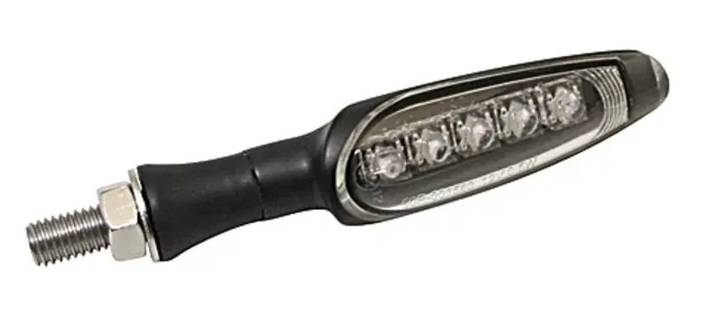 Saisonangebot KOSO Unlimited LED Blinker Gehäuse Schwarz / Linse Klar (Stück), Vorn & Hinten