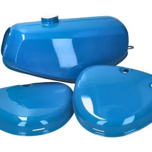Benzintank und Seitendeckel Set blau für Simson S50, S51, S70 Preis Gesenkt