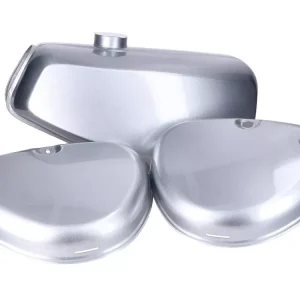 Benzintank und Seitendeckel Set silber für Simson S50, S51, S70 Letzte Chance