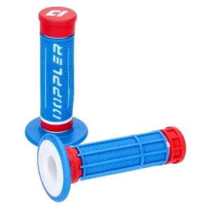 Griffe Satz Doppler Grip 3D blau / weiß / rot Echt