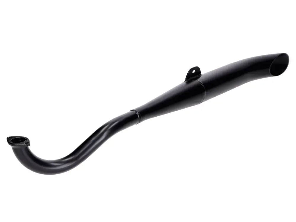 Super-Preis Auspuff Sidepipe komplett schwarz für Puch Maxi