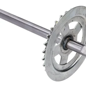 Tretkurbelachse RMS mit Kettenrad 28 Zähne für Piaggio Ciao, Ciao PX, SI Mofa Top-Preis