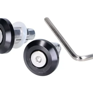 Kostenloser Rückversand Lenkerende Vibrationbsdämpfer Tuning flach, 13,5 / 17,5mm - schwarz