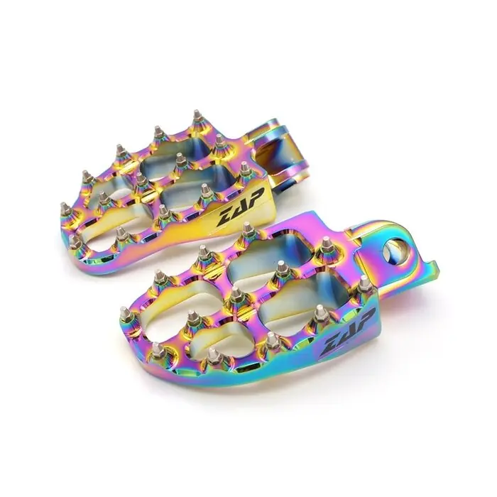 Direkt Vom Hersteller ZAP E-Peg Fußrasten KTM 690 Husqvarna 701 Regenbogen