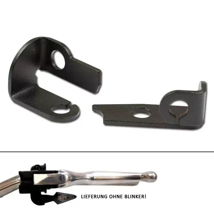 Rabatt Blinkerhalter passend für Harley-Davidson Sportster Schwarz