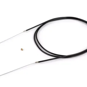 Must-Have Zug universal BGM Original Ø=1.2mm x 2500mm, Hülle= 2200mm, Nippel Ø=3mm x 3mm, Innenhülle PE, geflochtener Zug, schwarz verwendet als Gaszug