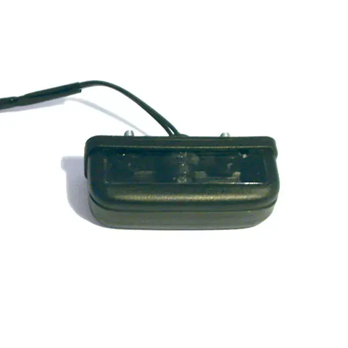 Kennzeichenbeleuchtung "Retro" schwarz E-geprüft Markenprodukt