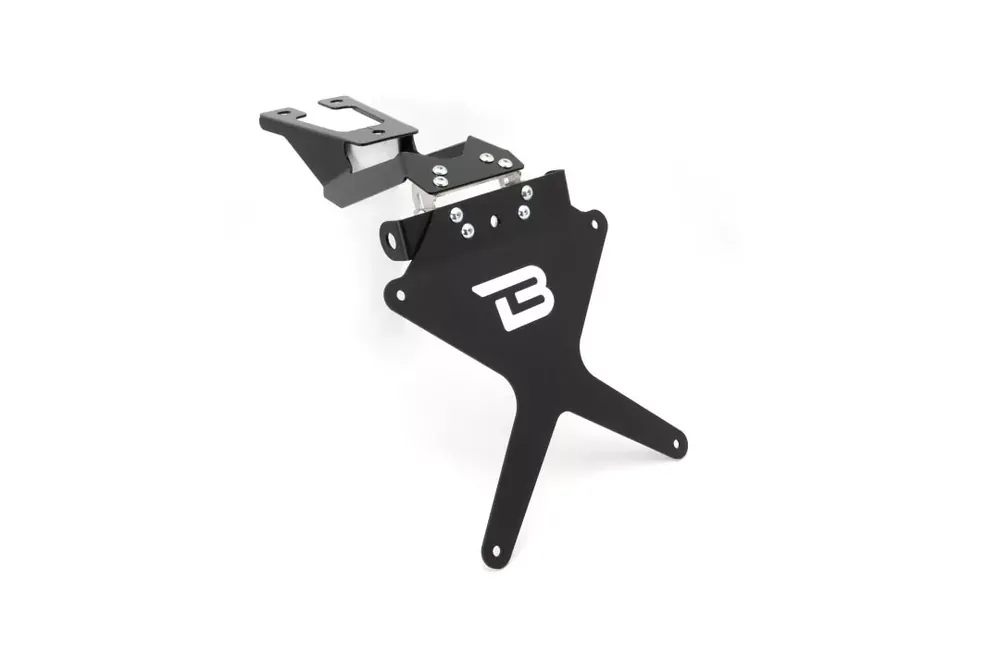 Kostenfreie Lieferung LED-Kennzeichenbeleuchtung "Micro Space" E-geprüft schwarz Alu