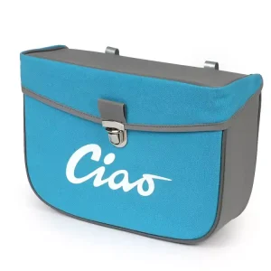 Letzte Chance Satteltasche Moto Nostra Ciao Türkis Grau