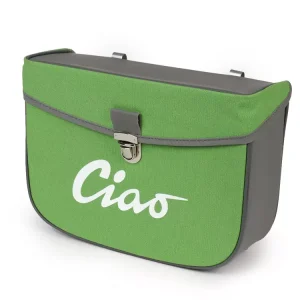 Satteltasche Moto Nostra Ciao Grün Grau Preisreduziert