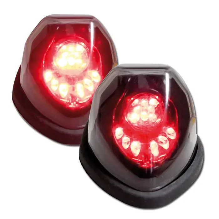 Billig LED-Rücklicht "Punch" getönt schwarz E-geprüft