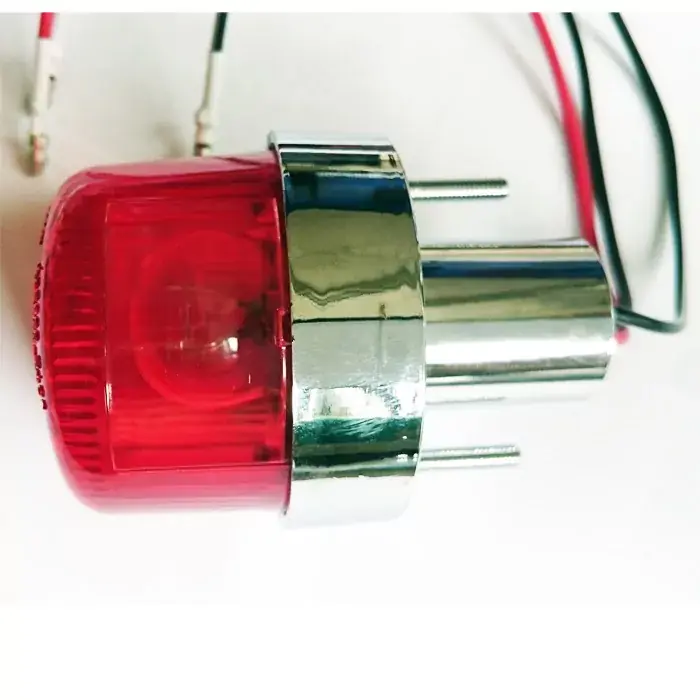 Rabatt Mini-Rücklicht Point chrom rot mit Kennzeichenbeleuchtung