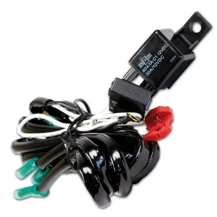 Preiswert Kabelbaum passend für 2 Scheinwerfer Motorrad/Quad/ATV inkl. Sicherung und 30A Schaltrelais