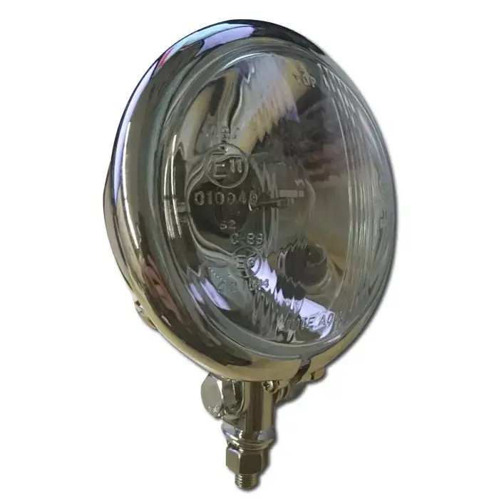 Zertifiziert Scheinwerfer Bates Style 4,5 Zoll chrom mit Standlicht E-geprüft