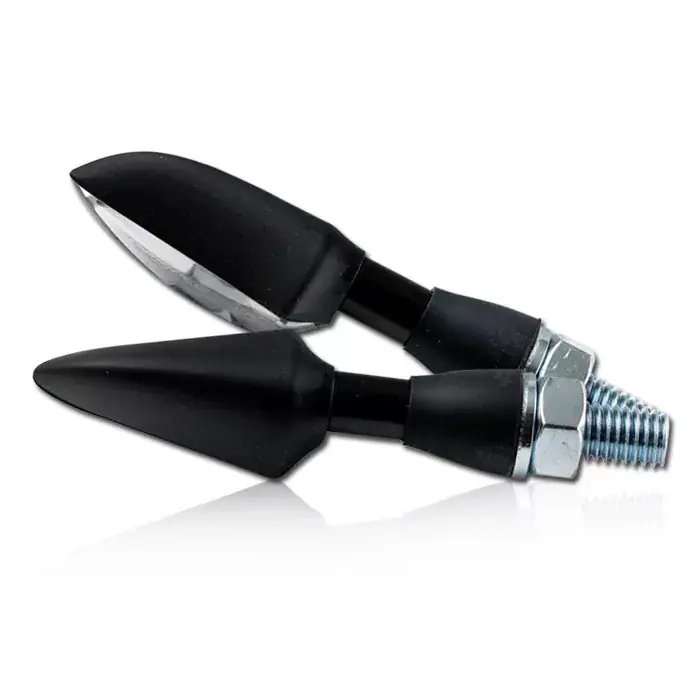 LED-Blinker Spearhead Alu schwarz lang M8 getönt E-geprüft Bestseller