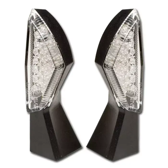 Solange Der Vorrat Reicht LED-Blinker SQUARE schwarz klar E-geprüft