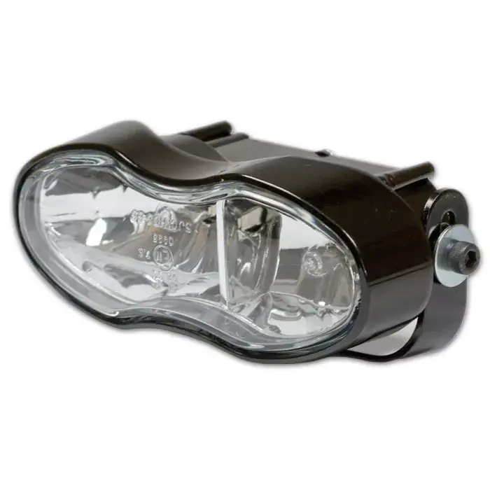 Saisonangebot Doppelscheinwerfer Sirius schwarz 2x H3/55W E-geprüft mit Halter