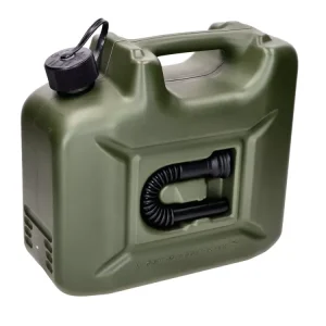 Benzinkanister 10L Hünersdorff Profi olivfarben - leer Sonderangebot