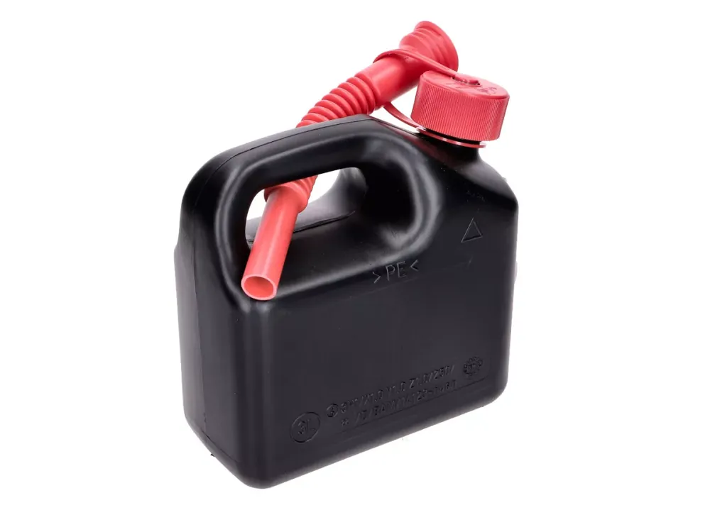 Benzinkanister 3L Hünersdorff schwarz - leer Neu Im Sortiment